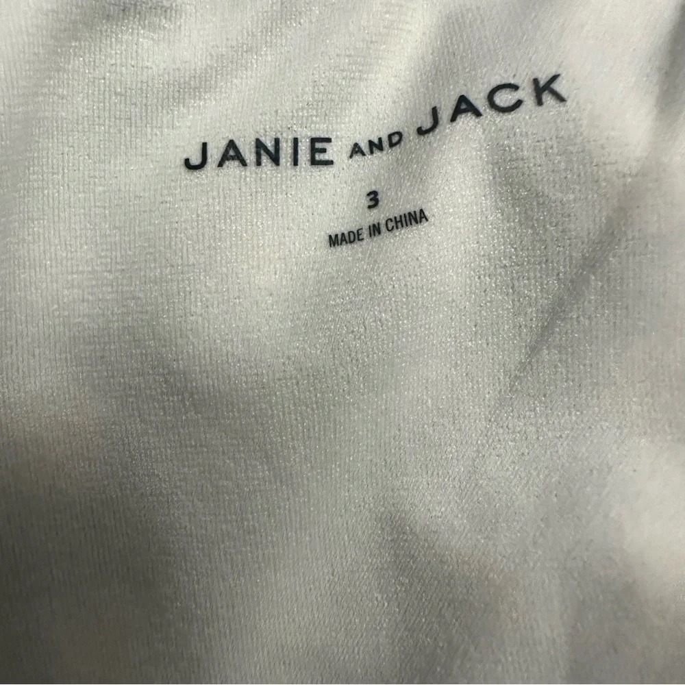 Janie and Jack Blue and White Gingham Diaper Cover